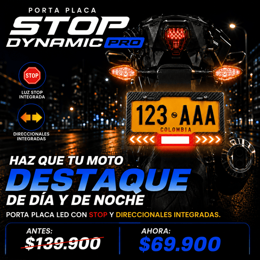 Porta Placa Universal Stop|Direccional