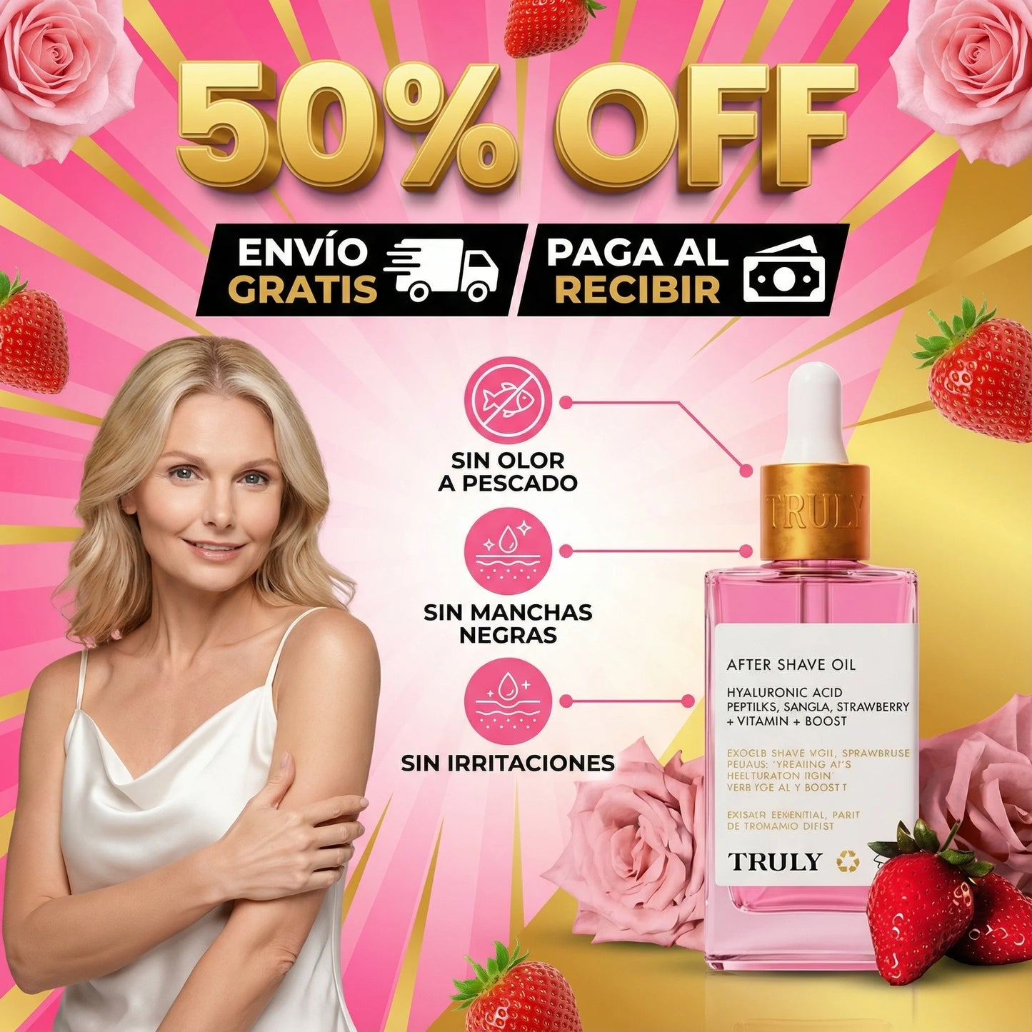 Truly Aceite Intimo Beauty Post Afeitado 🌸😍.
